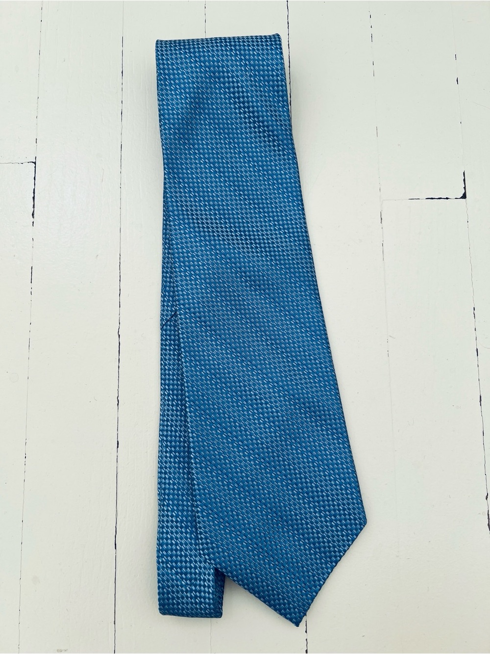 Pronto Uomo Light Blue Woven Textured Tie